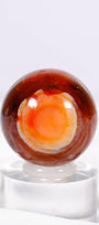 Carnelian Sphere Healing Crystal.