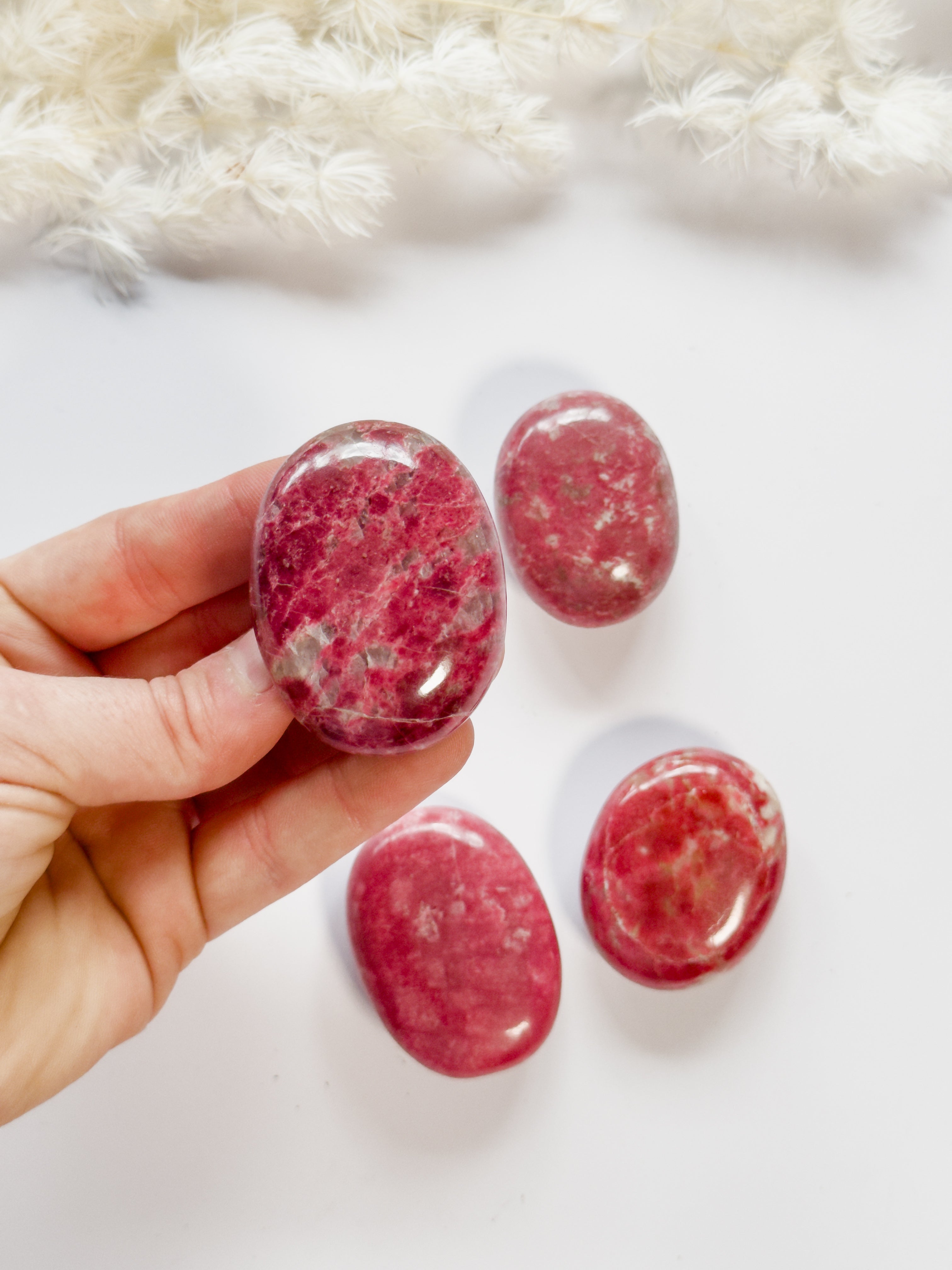 Thulite Palmstone