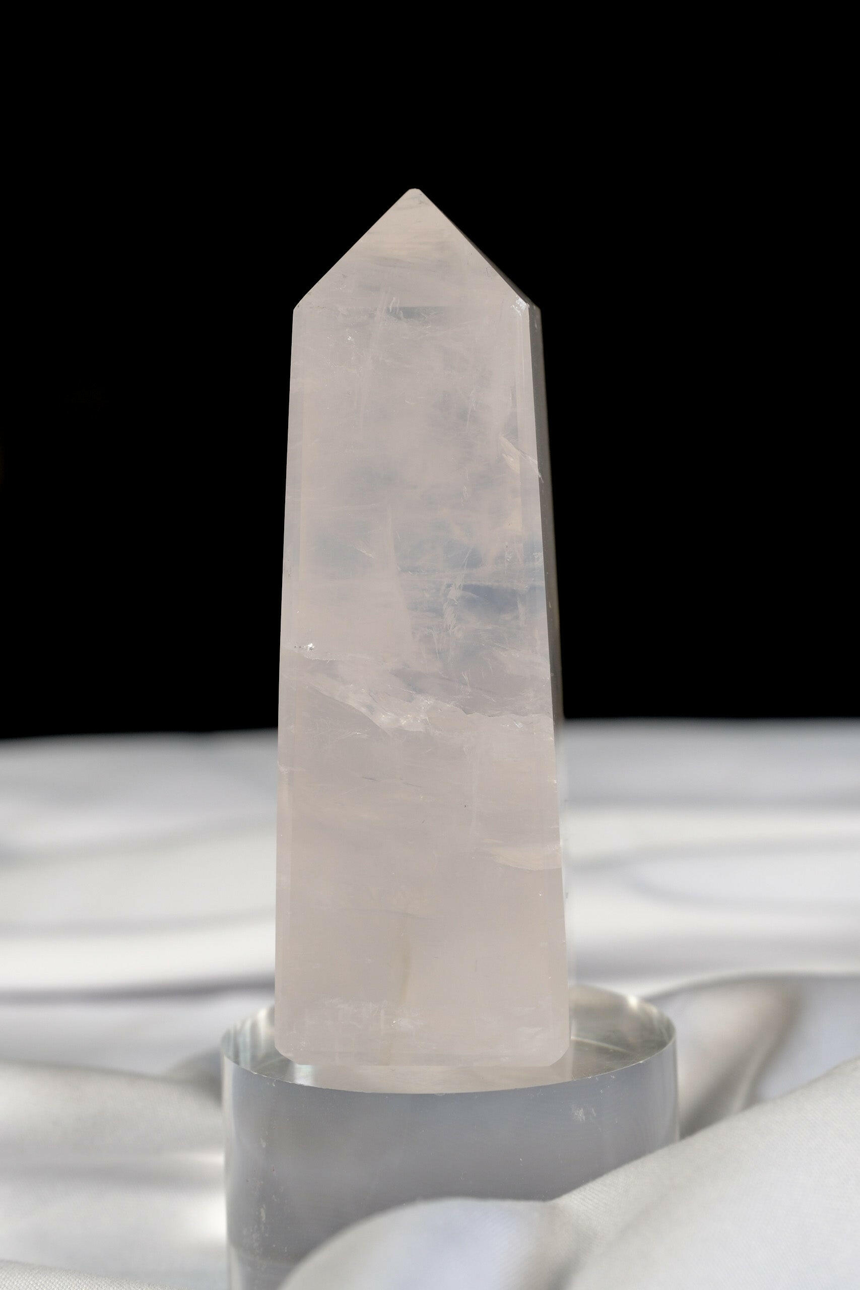 Rose Quartz Tower Healing Crystal.