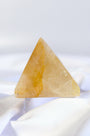 Golden Healer Pyramid Healing Crystal.