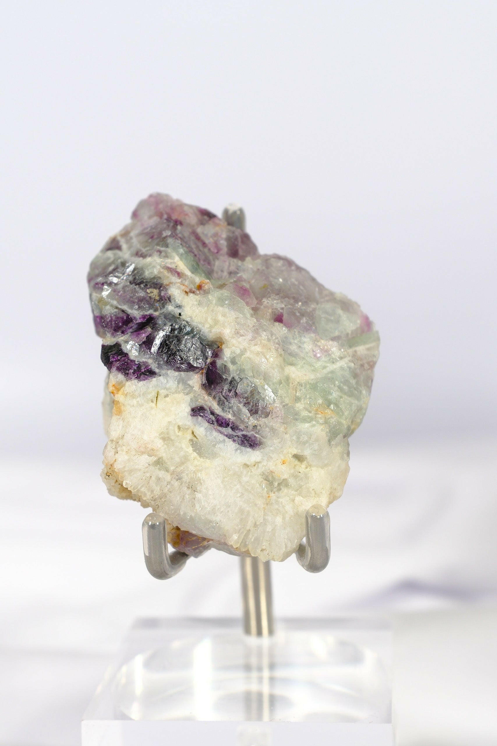 Watermelon Fluorite Polished Face Healing Crystal.