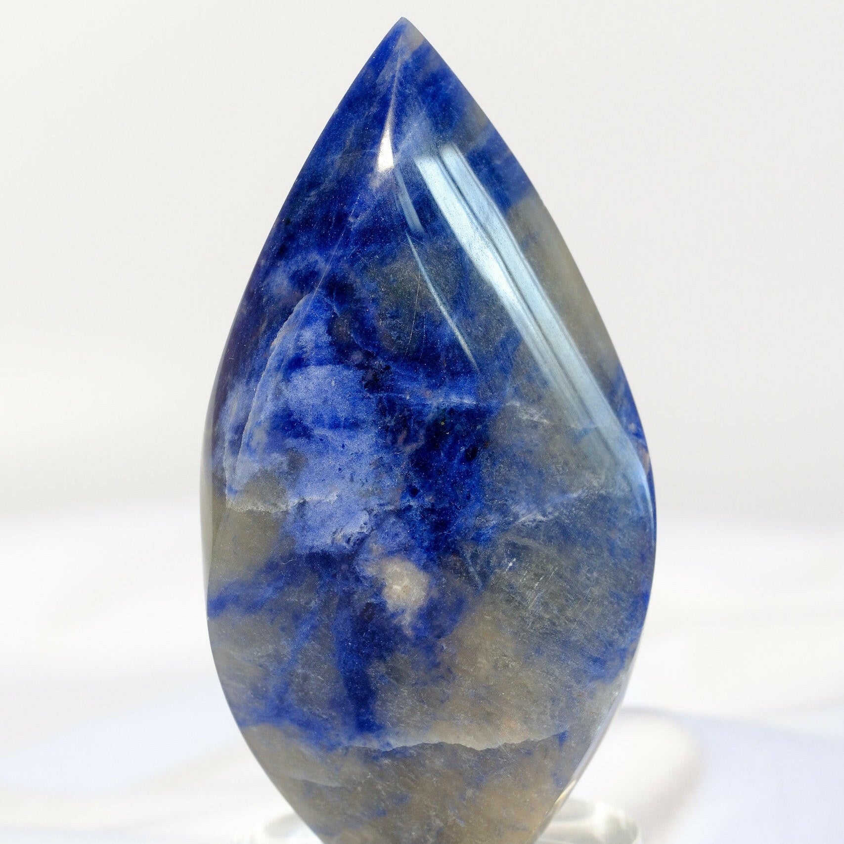 Sodalite Flame Healing Crystal.