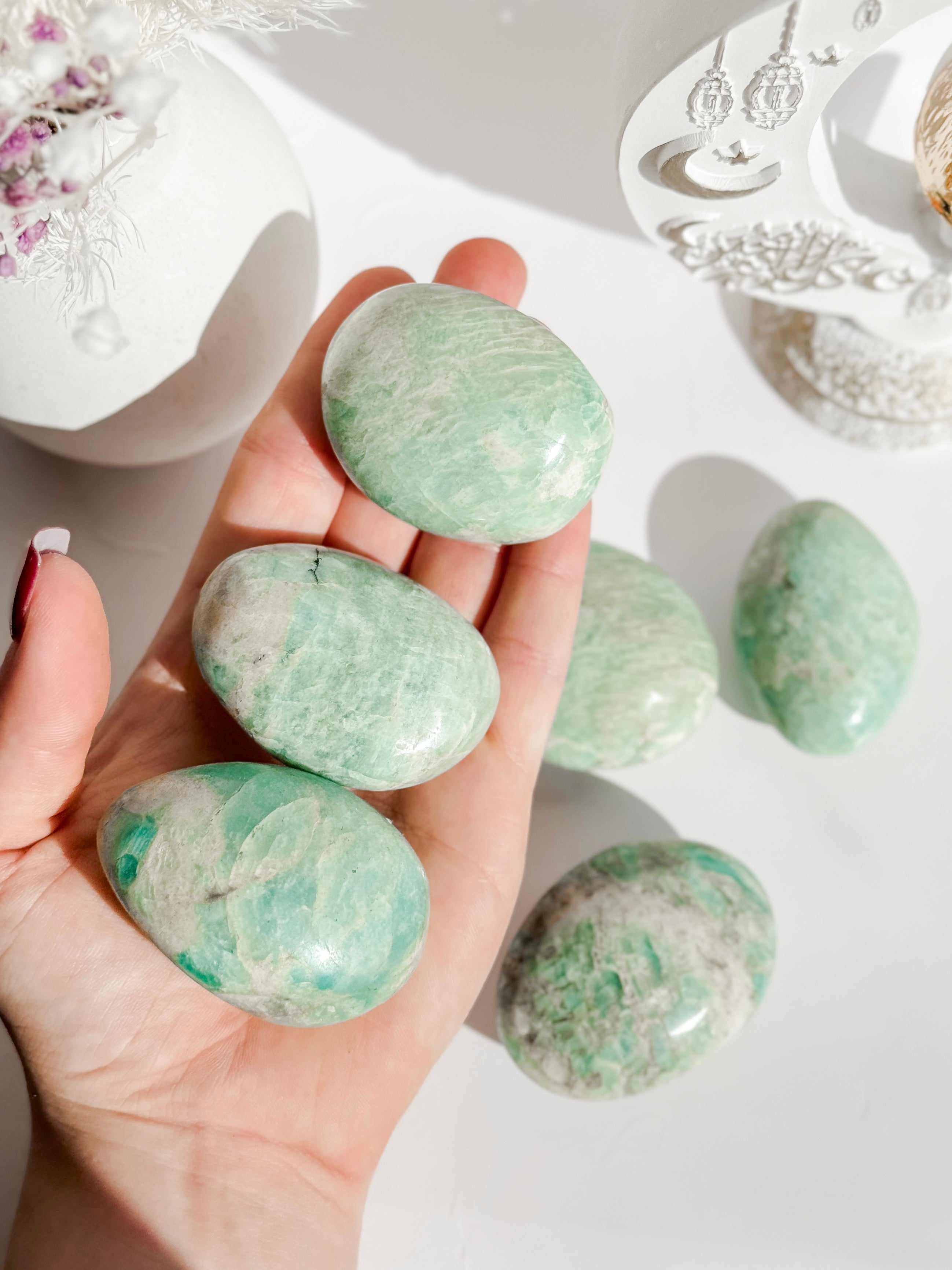 Amazonite Palmstone