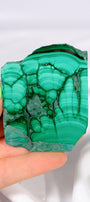 Malachite Slice Healing Crystal.