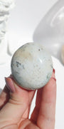 Ocean Jasper Palmstone Healing Crystal.