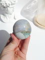 Ocean Jasper Palmstone Healing Crystal.
