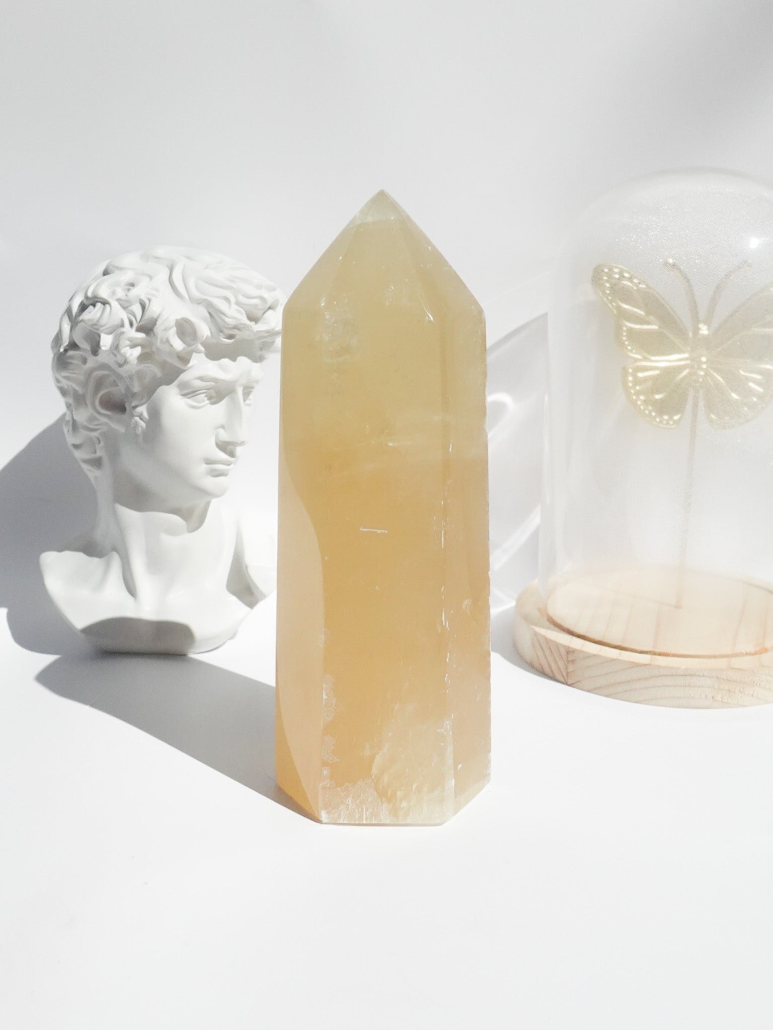 Honey Calcite Tower