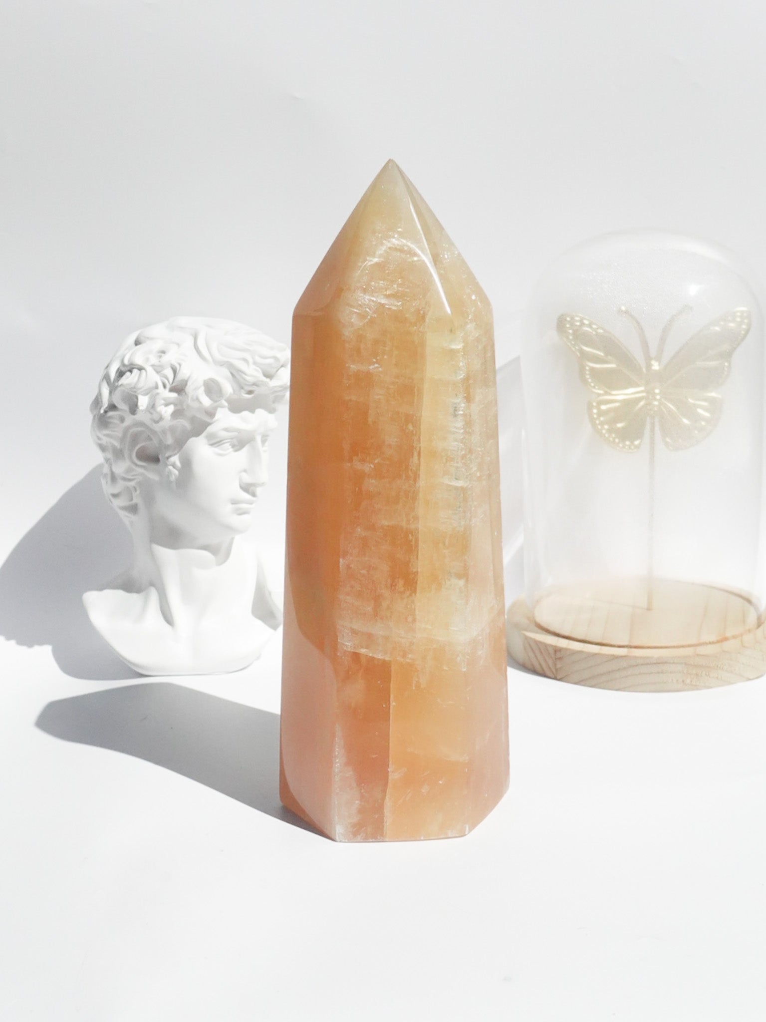 Honey Calcite Tower