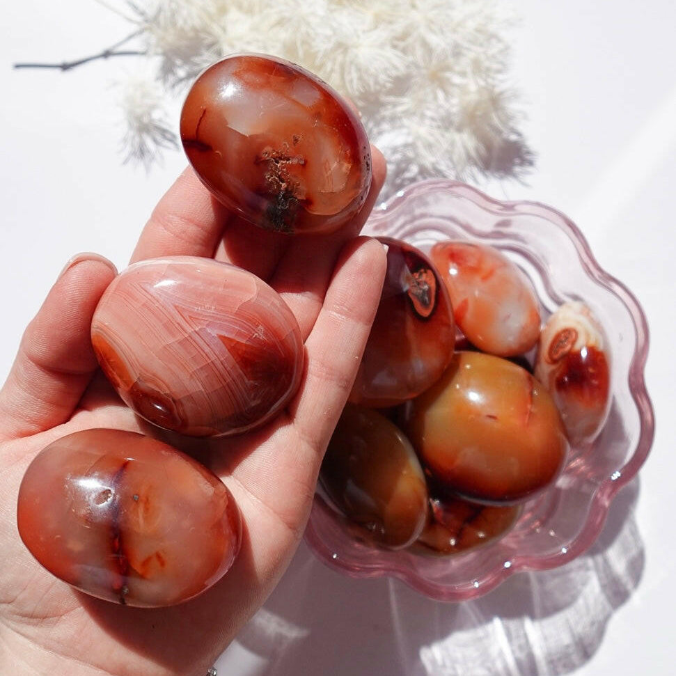 Carnelian Palmstone