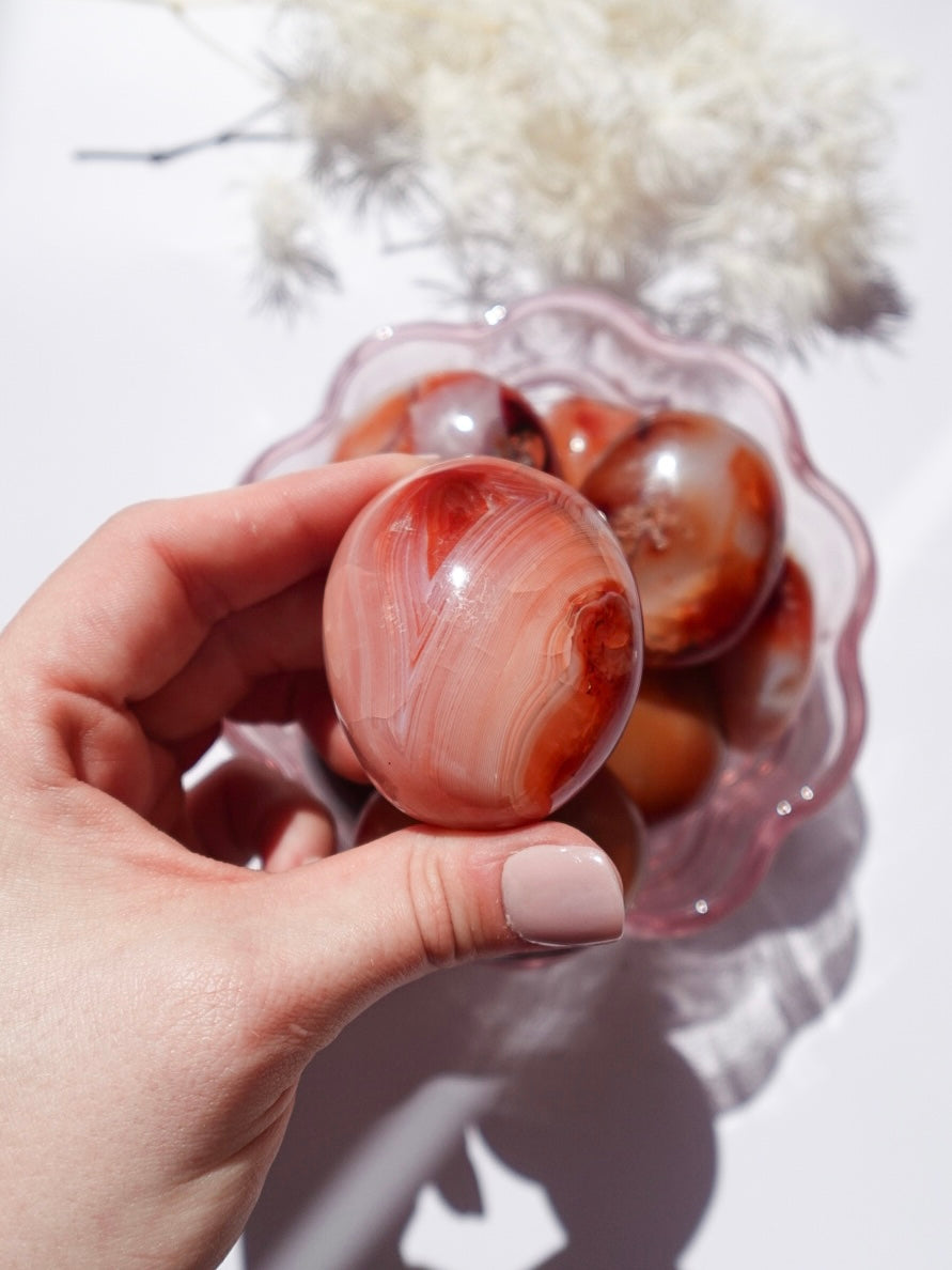 Carnelian Palmstone