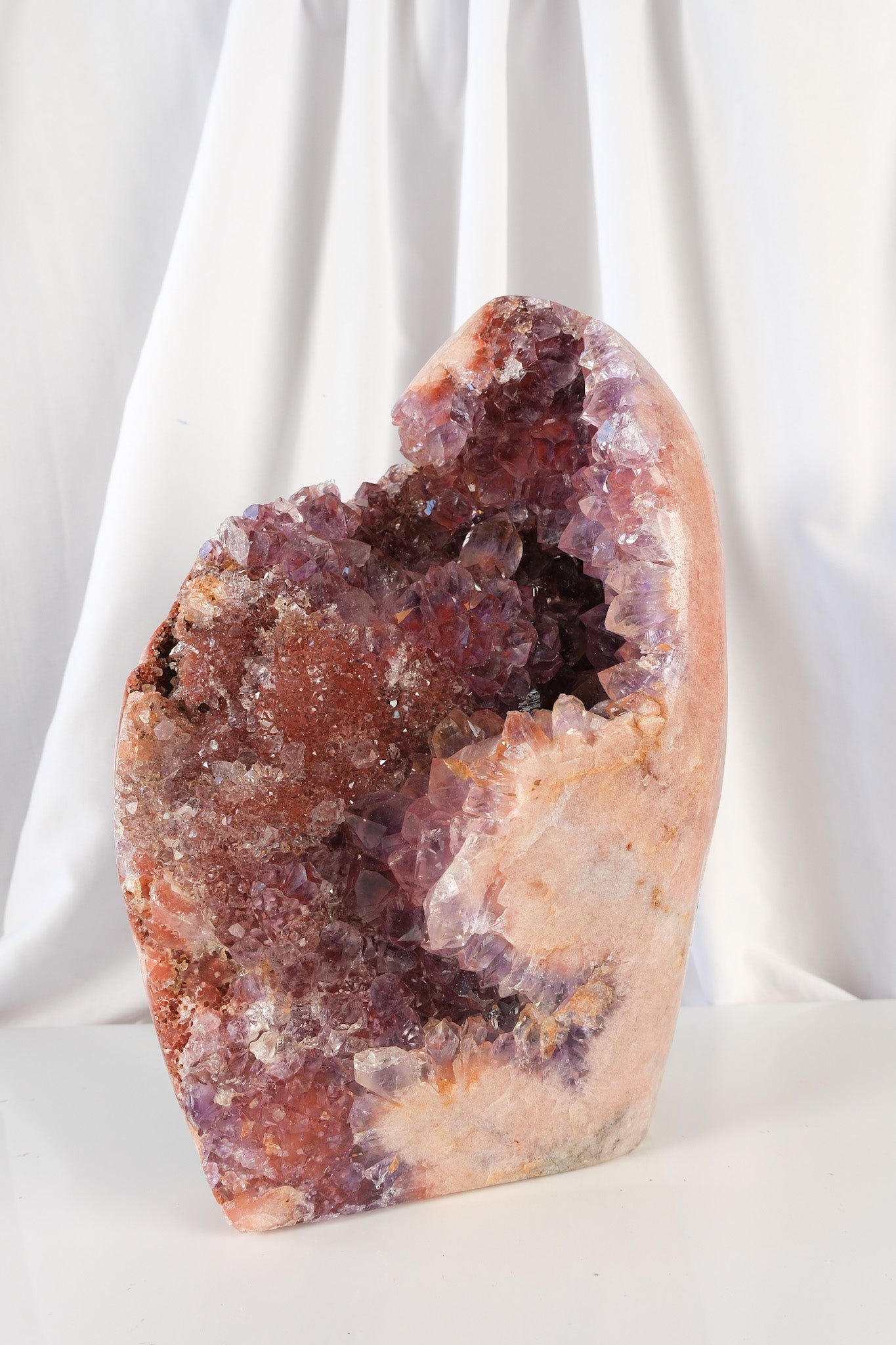 Pink Amethyst Freeform Cluster - High Quality