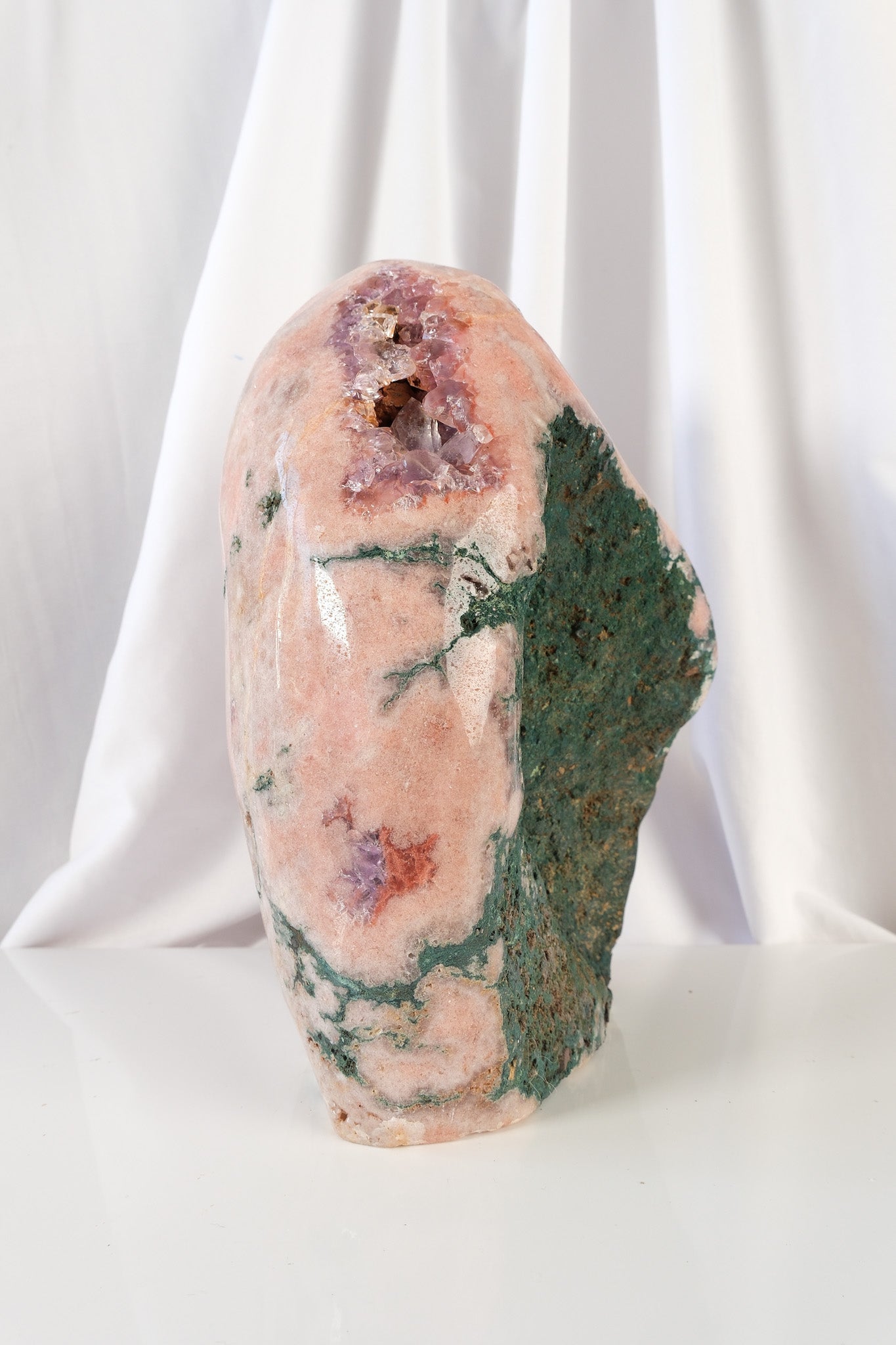 Pink Amethyst Freeform Cluster - High Quality