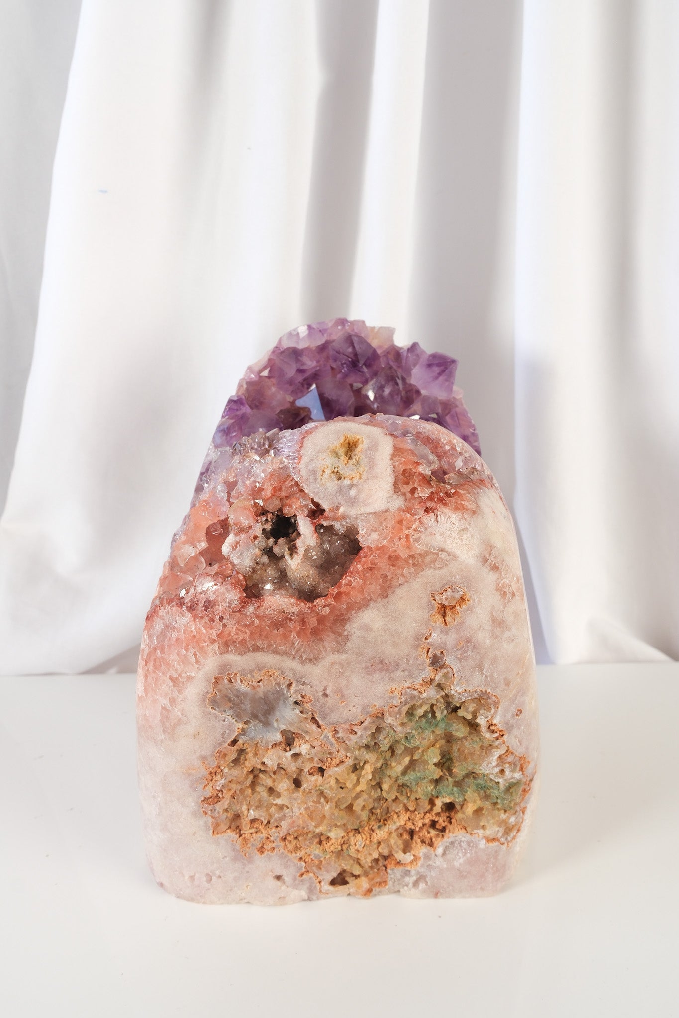 Pink Amethyst Freeform Cluster - High Quality