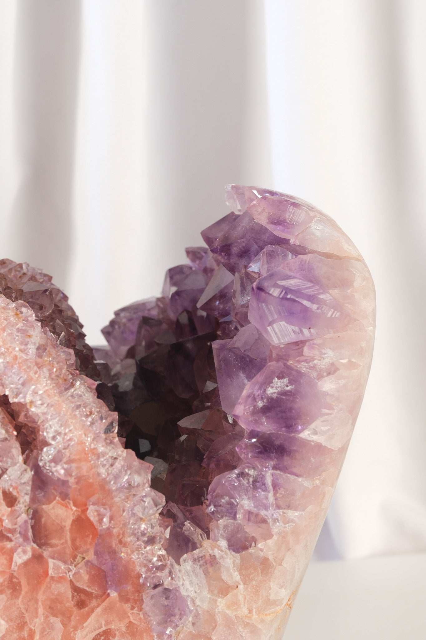 Pink Amethyst Freeform Cluster - High Quality