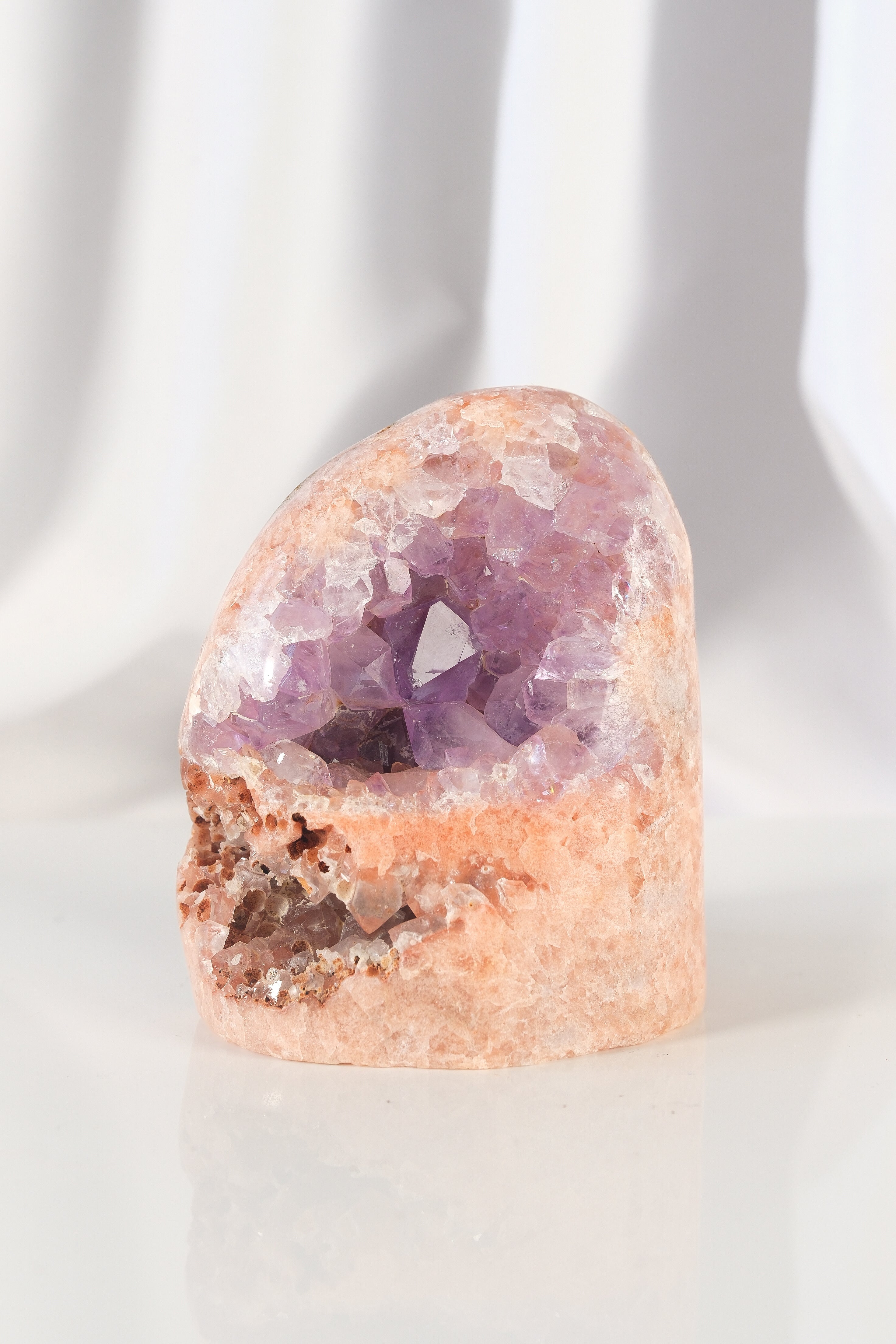 Pink Amethyst Freeform Cluster - High Quality