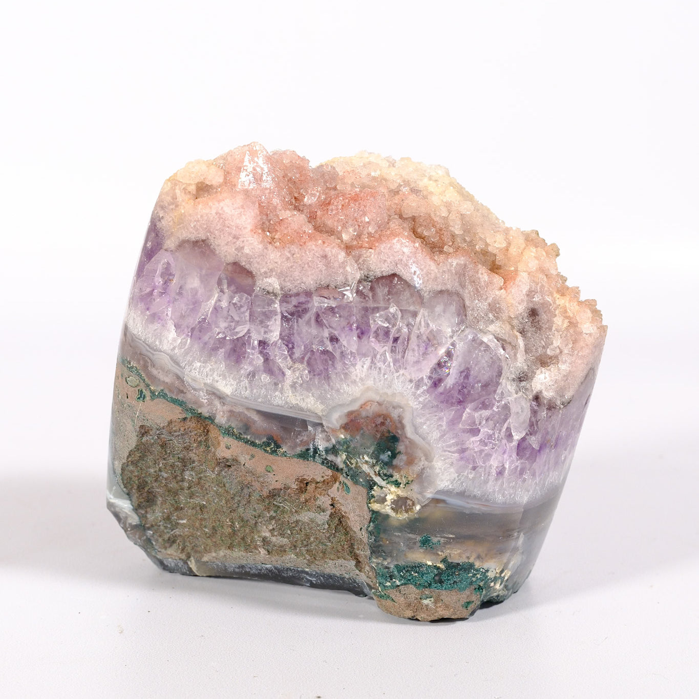 Pink Amethyst Freeform Cutbase