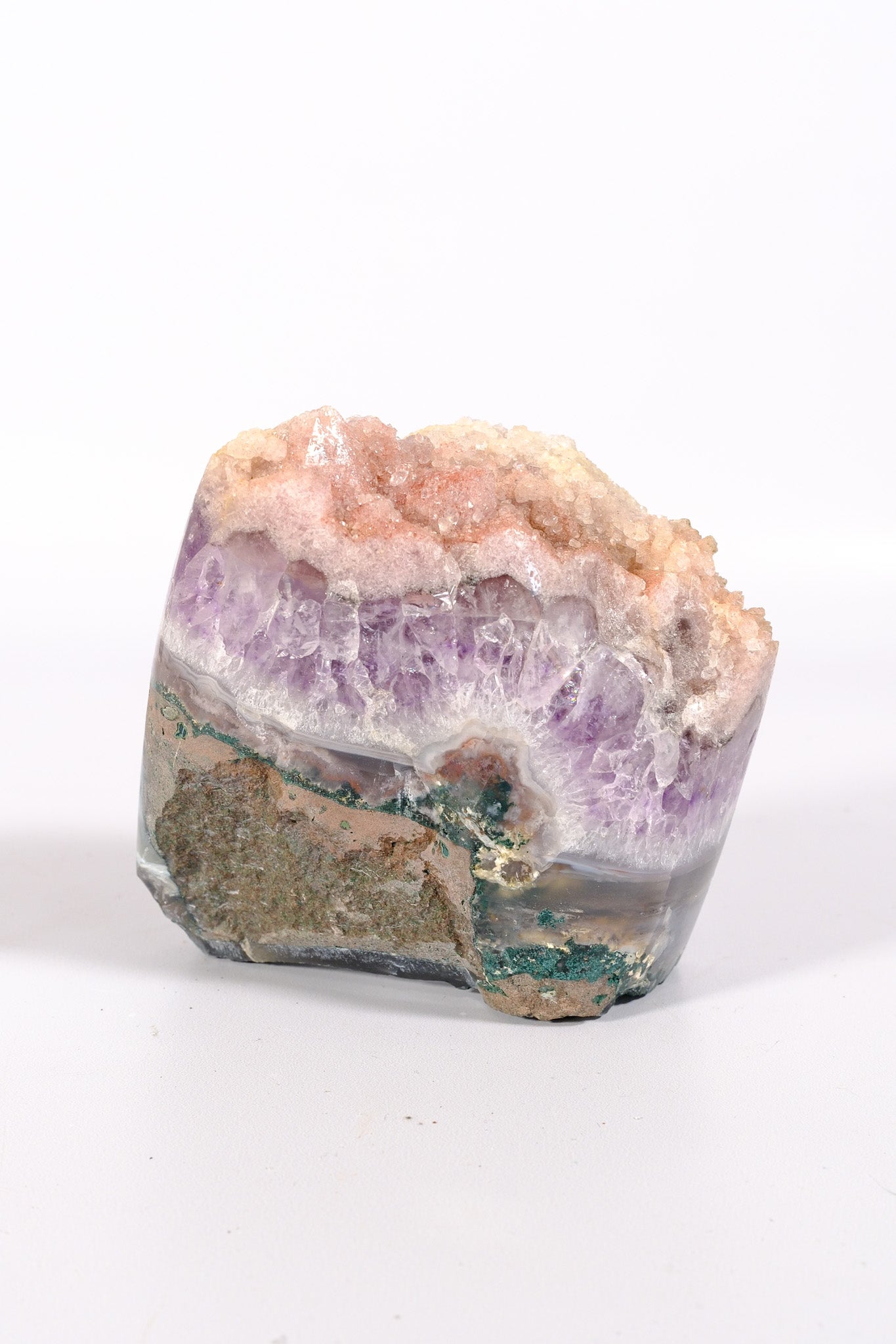 Pink Amethyst Freeform Cutbase
