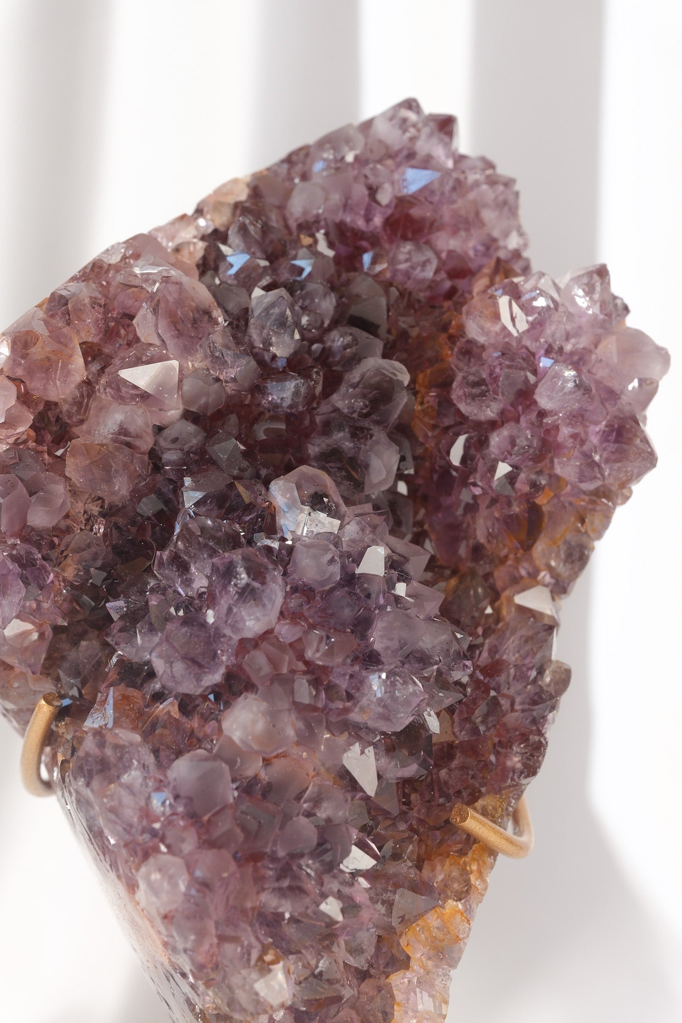 Pink Amethyst Cluster on Stand