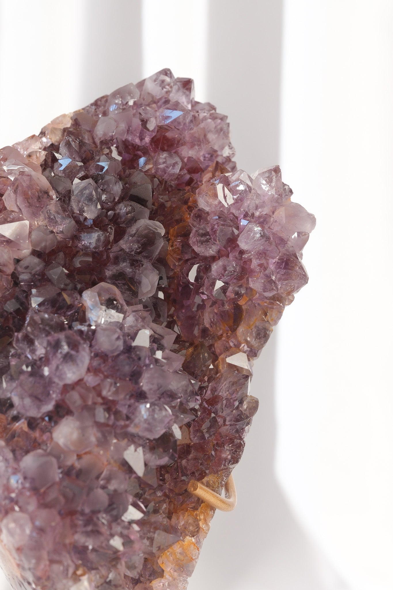 Pink Amethyst Cluster on Stand