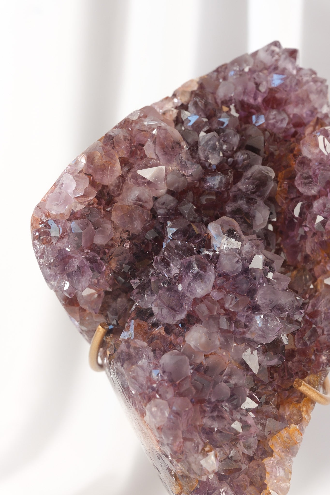 Pink Amethyst Cluster on Stand