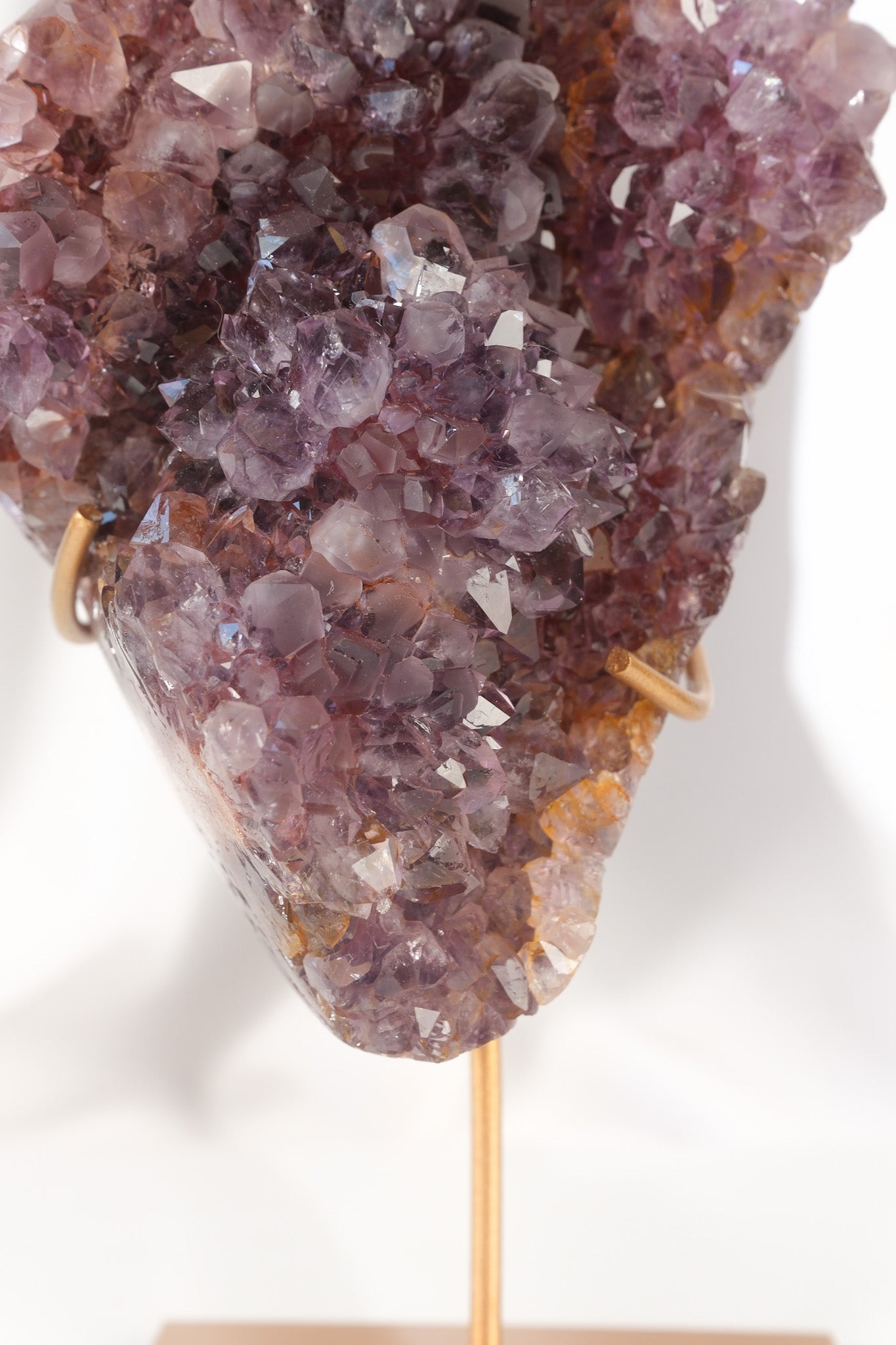 Pink Amethyst Cluster on Stand