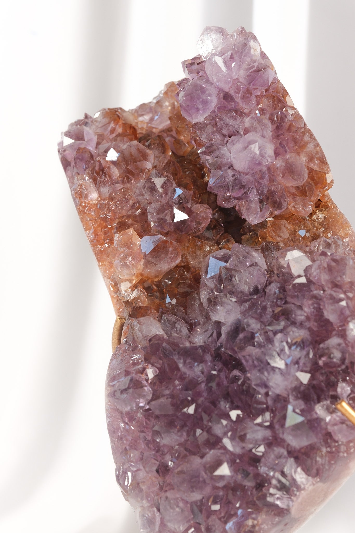 Pink Amethyst Cluster on Stand