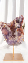 Pink Amethyst Cluster on Stand