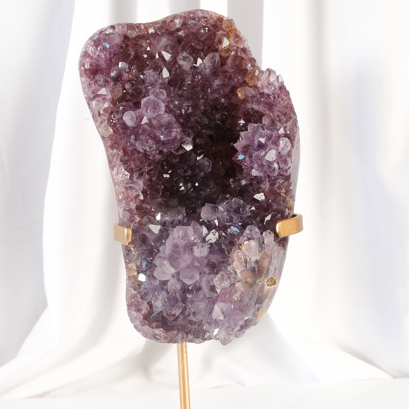 Pink Amethyst Cluster on Stand