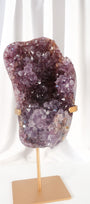 Pink Amethyst Cluster on Stand
