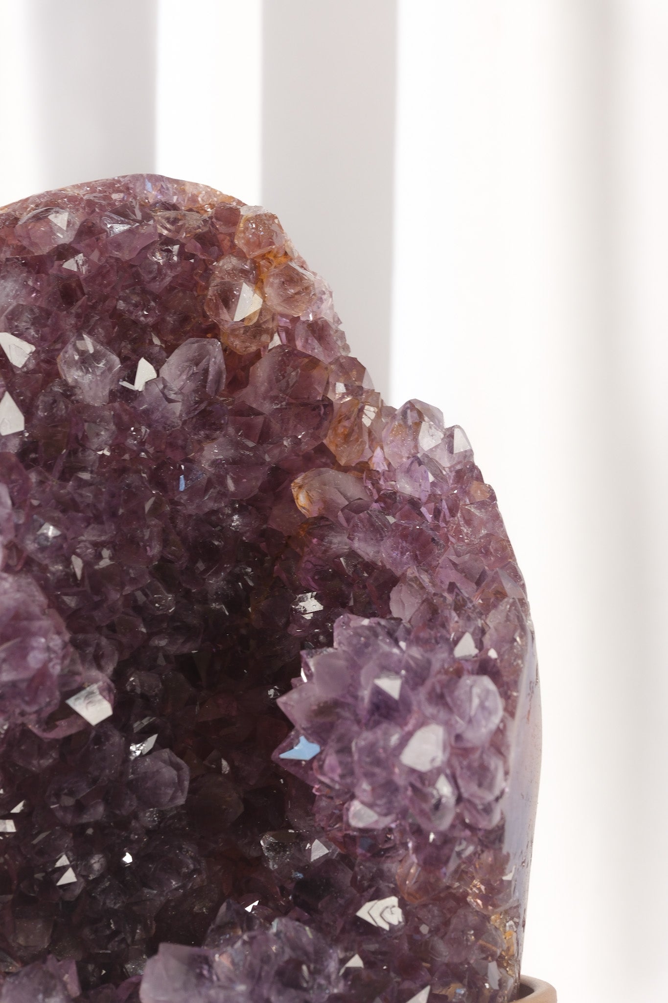 Pink Amethyst Cluster on Stand