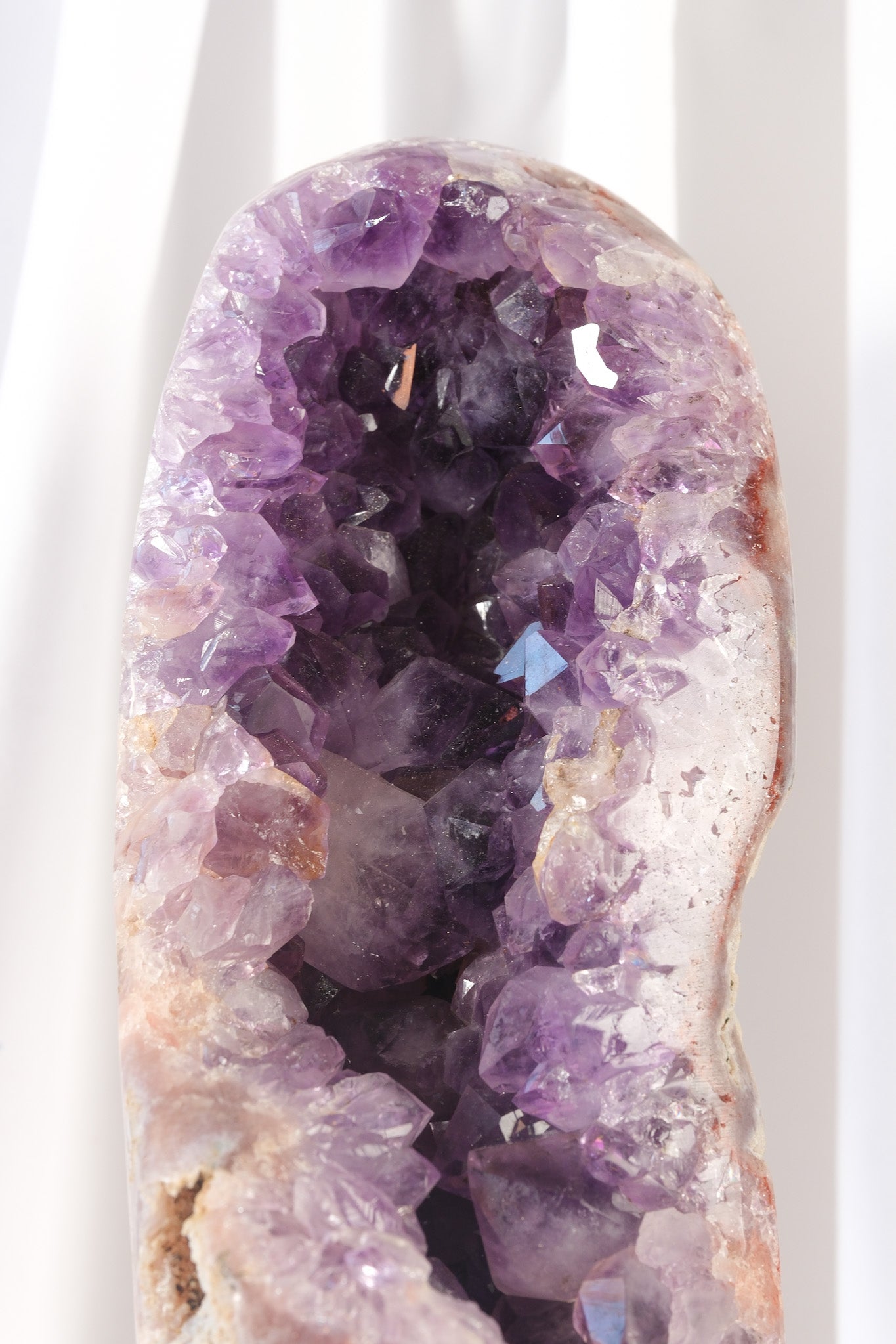 Pink Amethyst Cluster on Stand