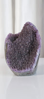High Quality Purple Sugar Coated Amethyst Cutbase Cluster