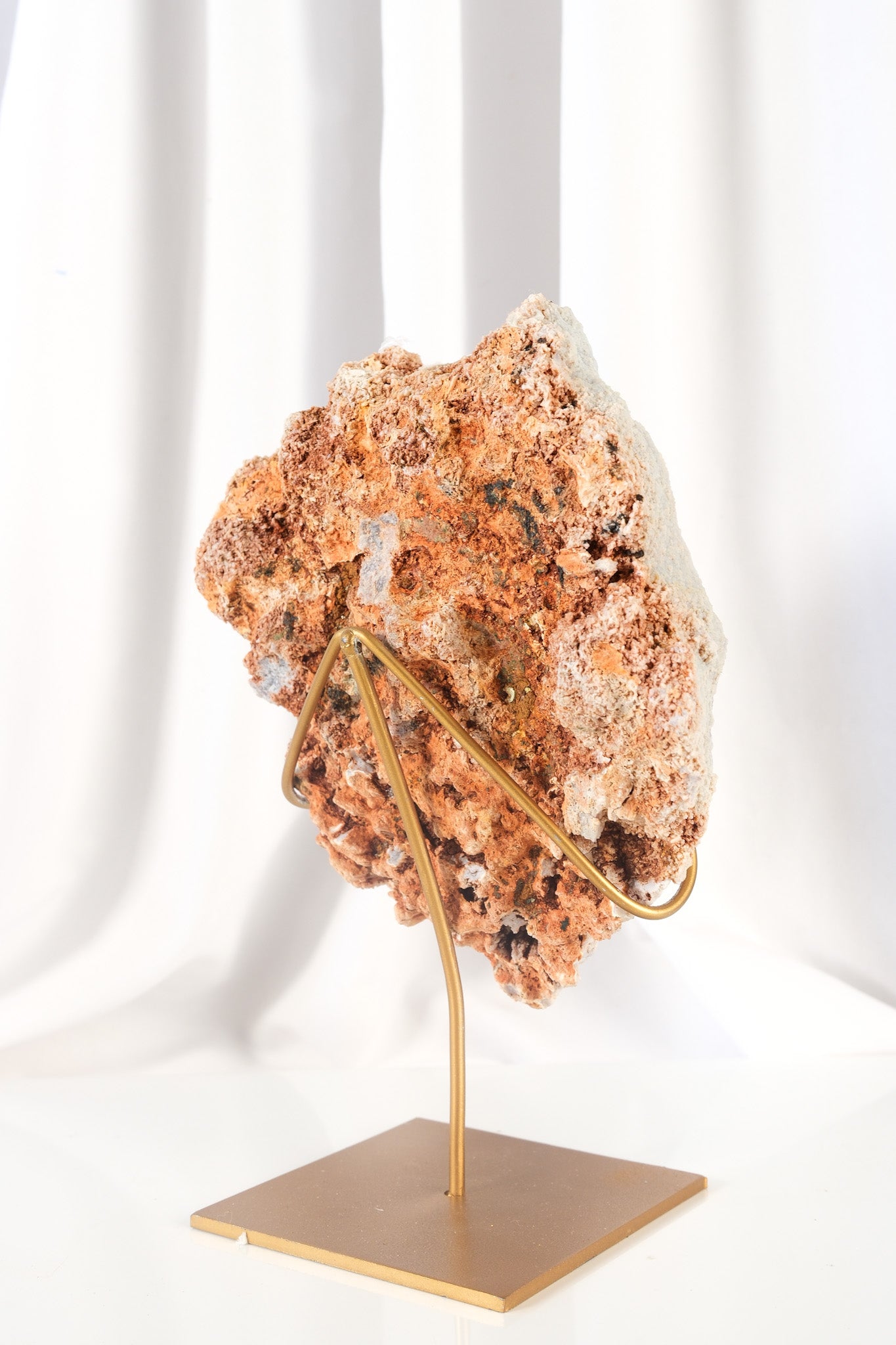 Pink Amethyst Slab on Stand