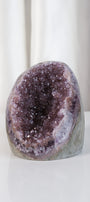 High Quality Purple Sugar Coated Amethyst Cutbase Cluster