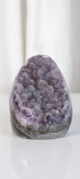High Quality Purple/Blue Sugar Coated Amethyst Cutbase Cluster