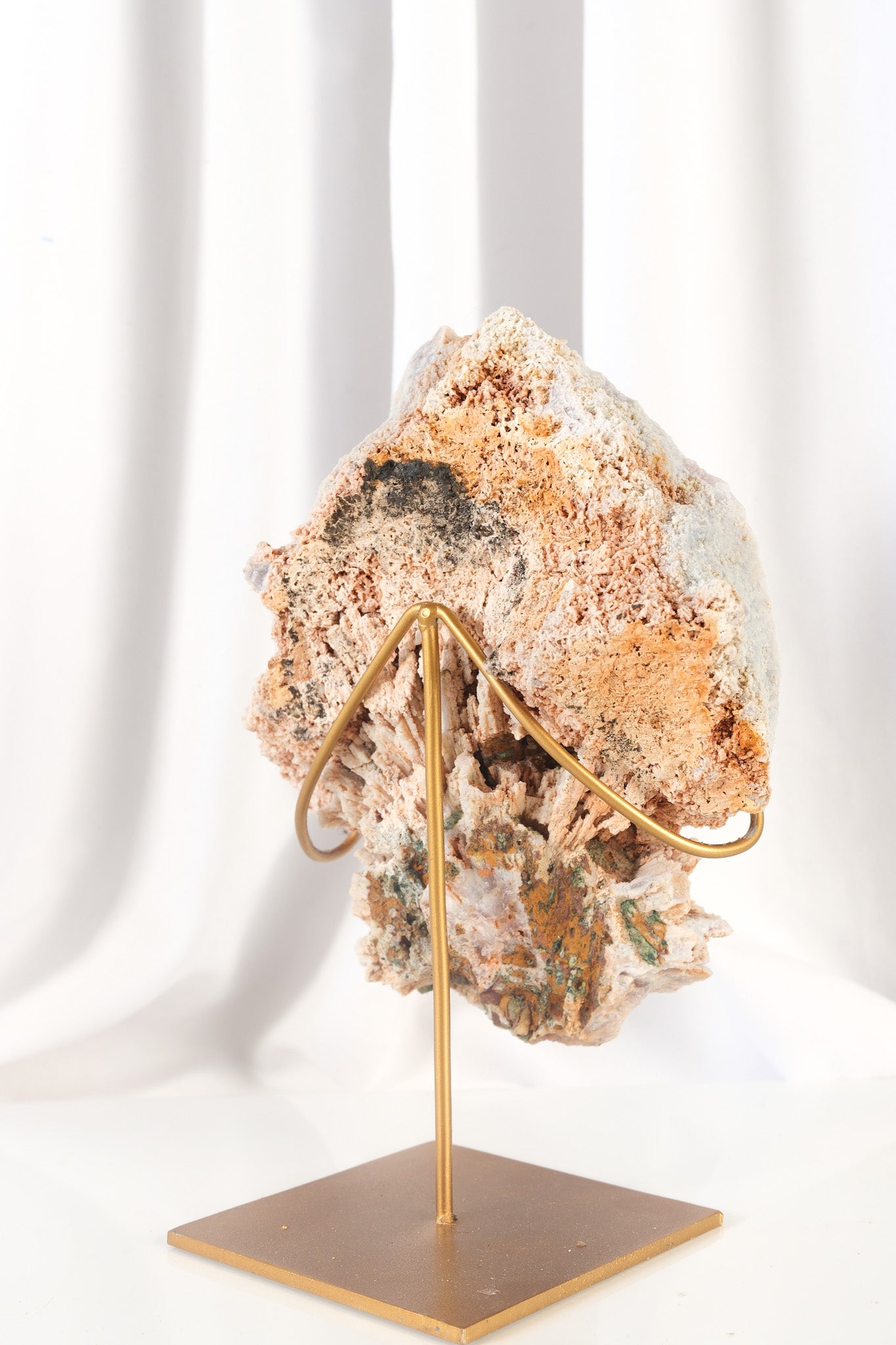 Pink Amethyst Slab on Stand