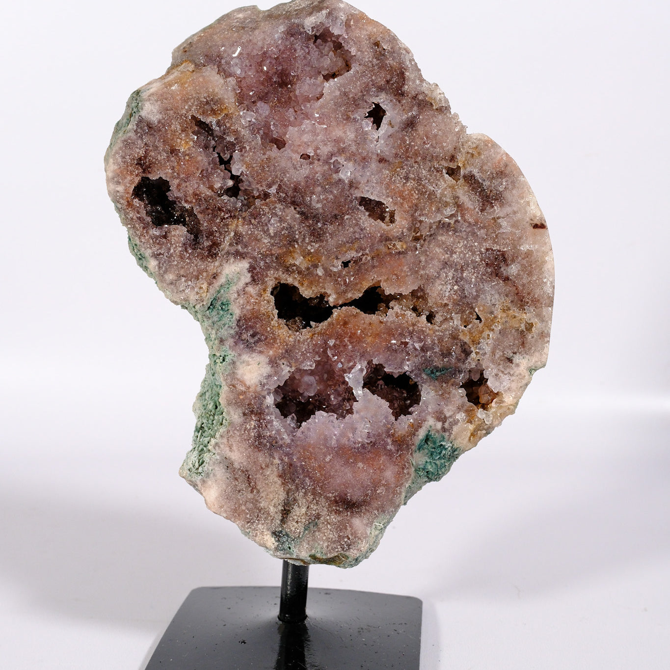 Pink Amethyst Slab on Stand
