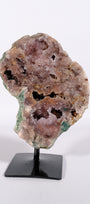 Pink Amethyst Slab on Stand