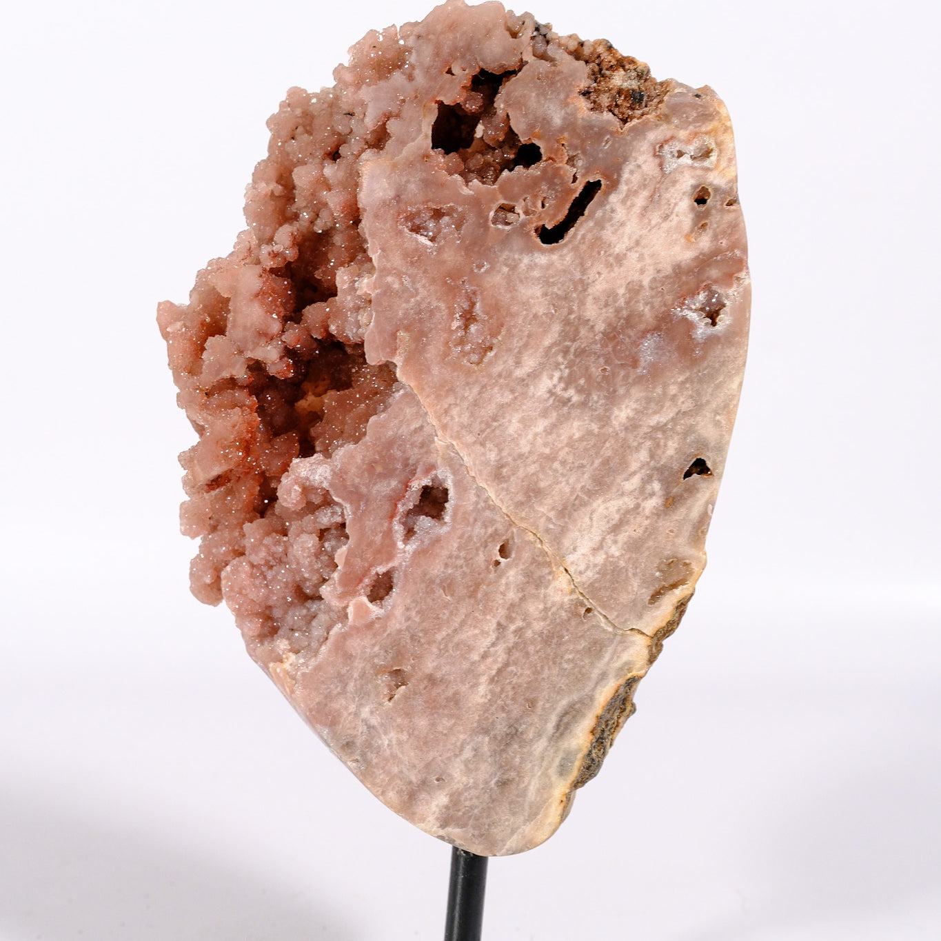 Pink Amethyst Slab on Stand