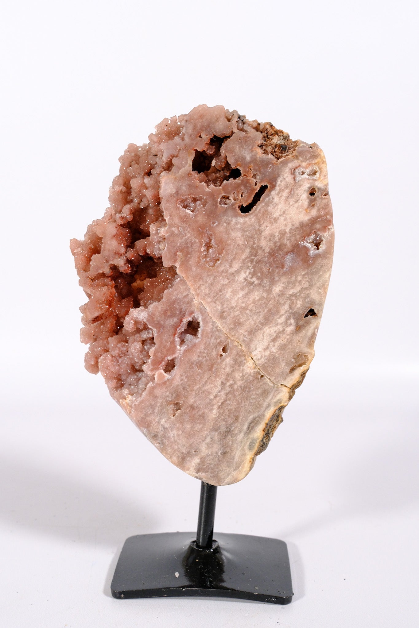 Pink Amethyst Slab on Stand