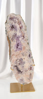 Pink Amethyst Slab on Stand