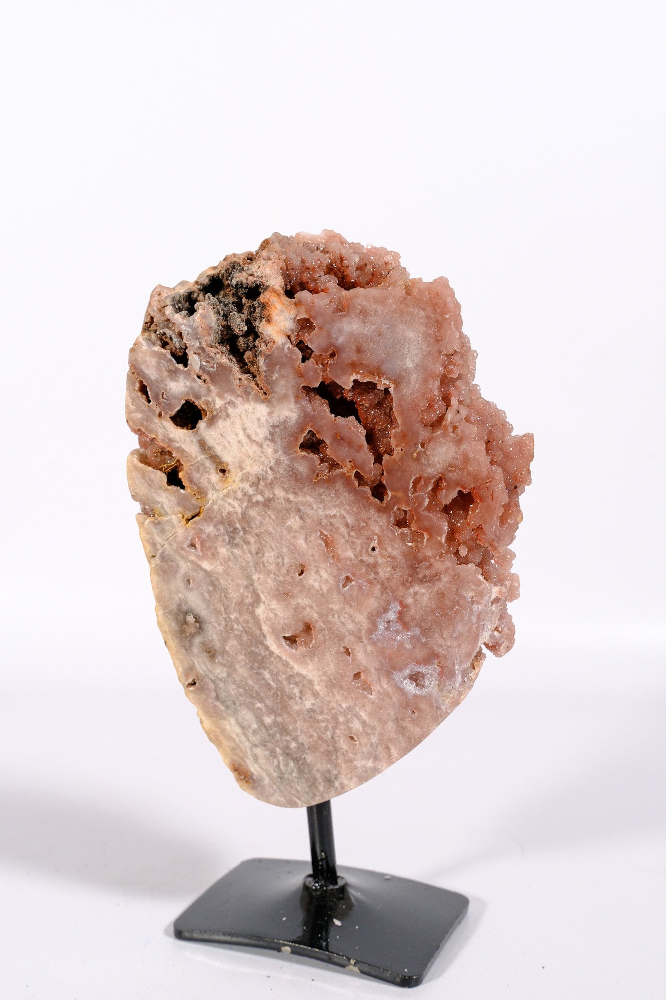 Pink Amethyst Slab on Stand