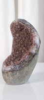 High Quality Rainbow Sugar Coated Amethyst Cutbase Cluster