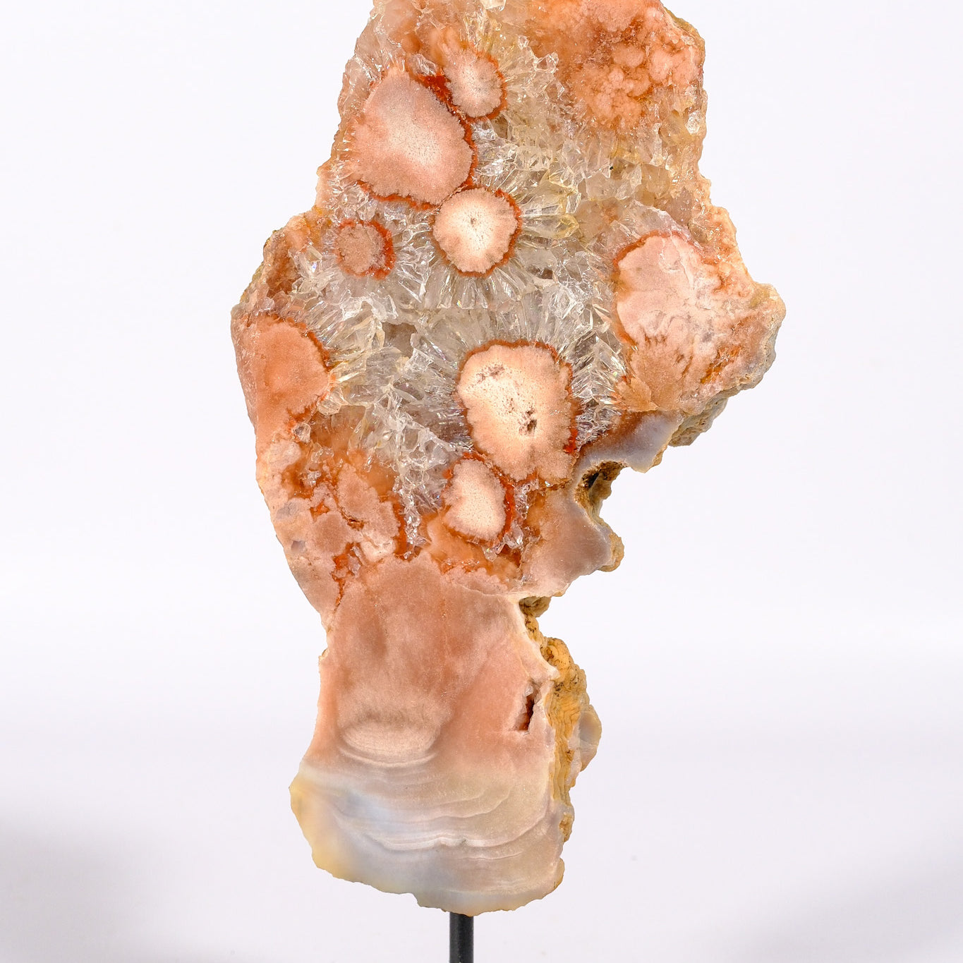 Pink Amethyst Slab on Stand
