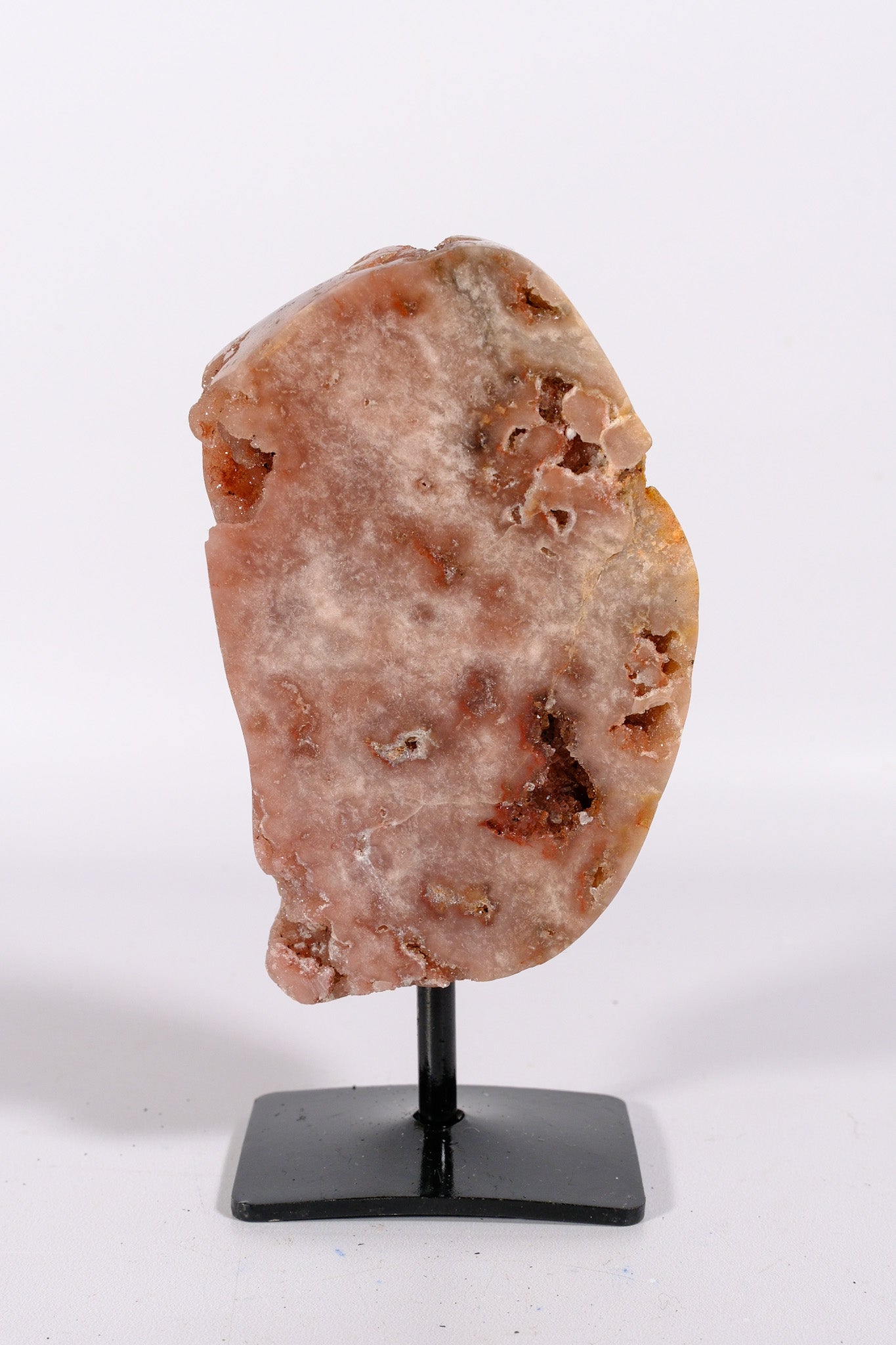 Pink Amethyst Slab on stand