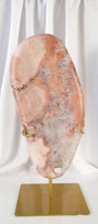 Pink Amethyst Slab on Stand