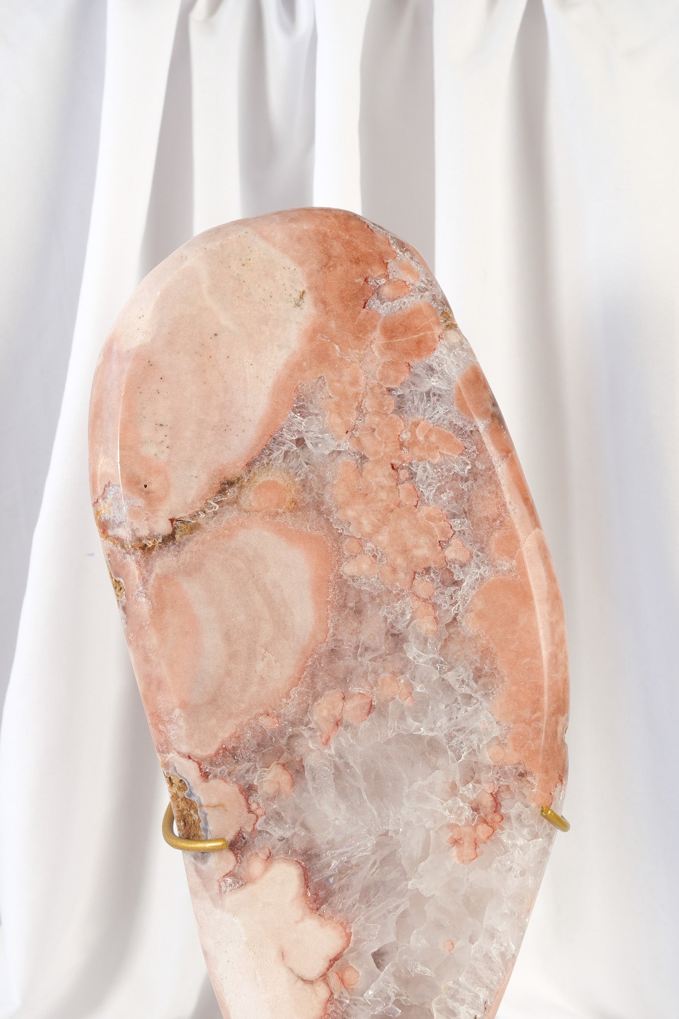 Pink Amethyst Slab on Stand