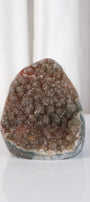 High Quality Rainbow Sugar Coated Amethyst Cutbase Cluster