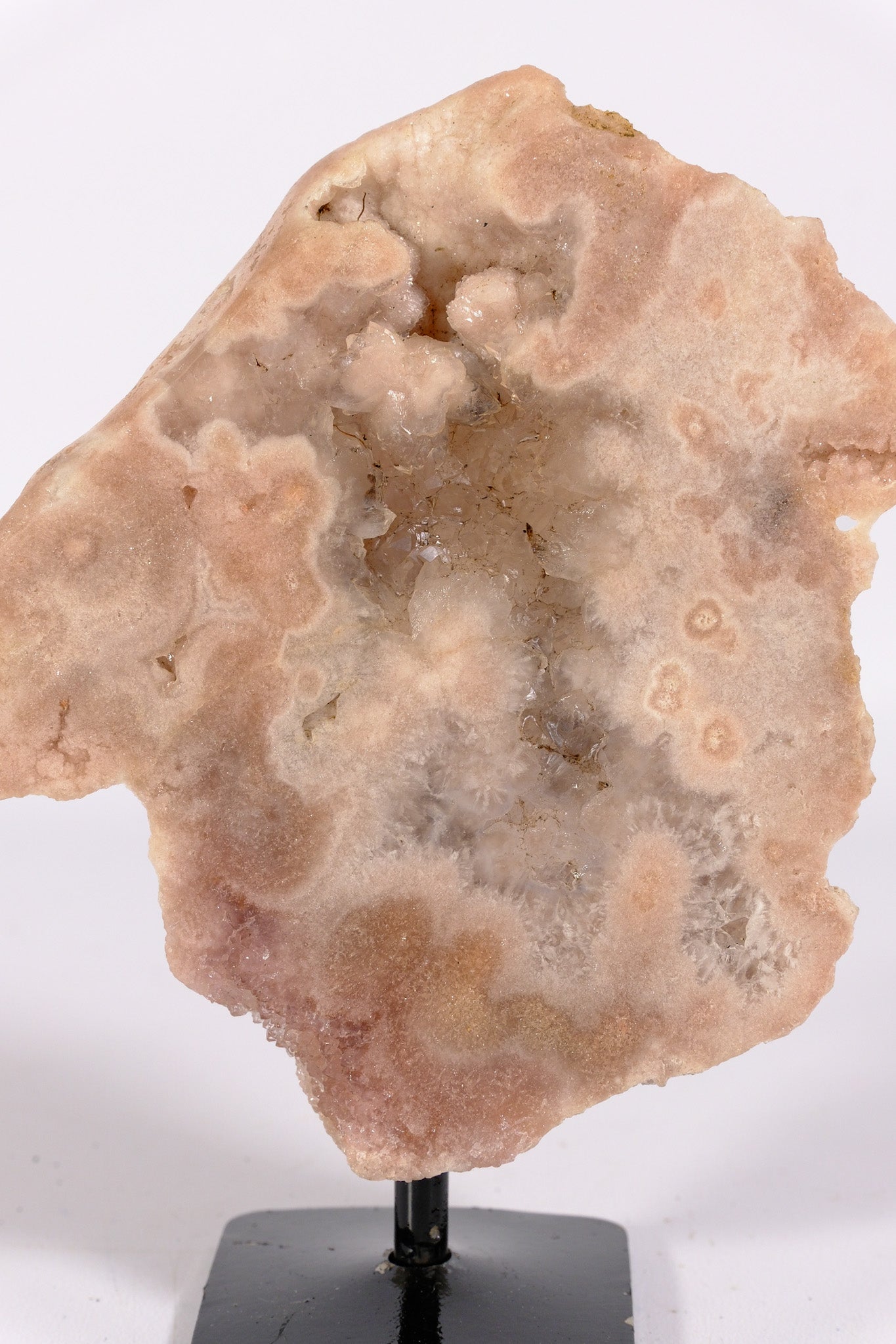 Pink Amethyst Slab on Stand