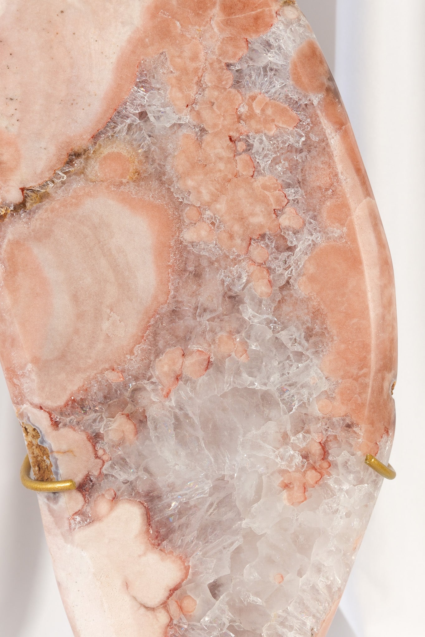 Pink Amethyst Slab on Stand